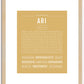 Ari (male) | Name Art Print