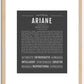 Ariane | Name Art Print