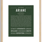 Ariane | Name Art Print