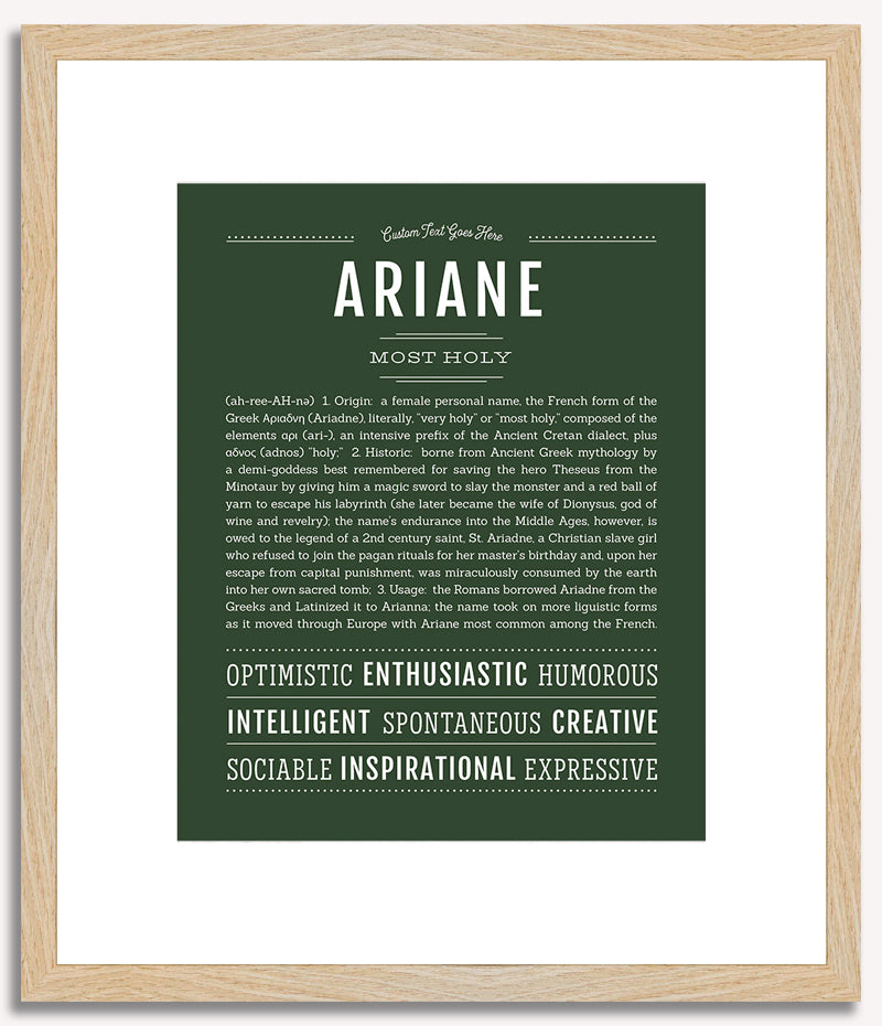 Ariane | Name Art Print