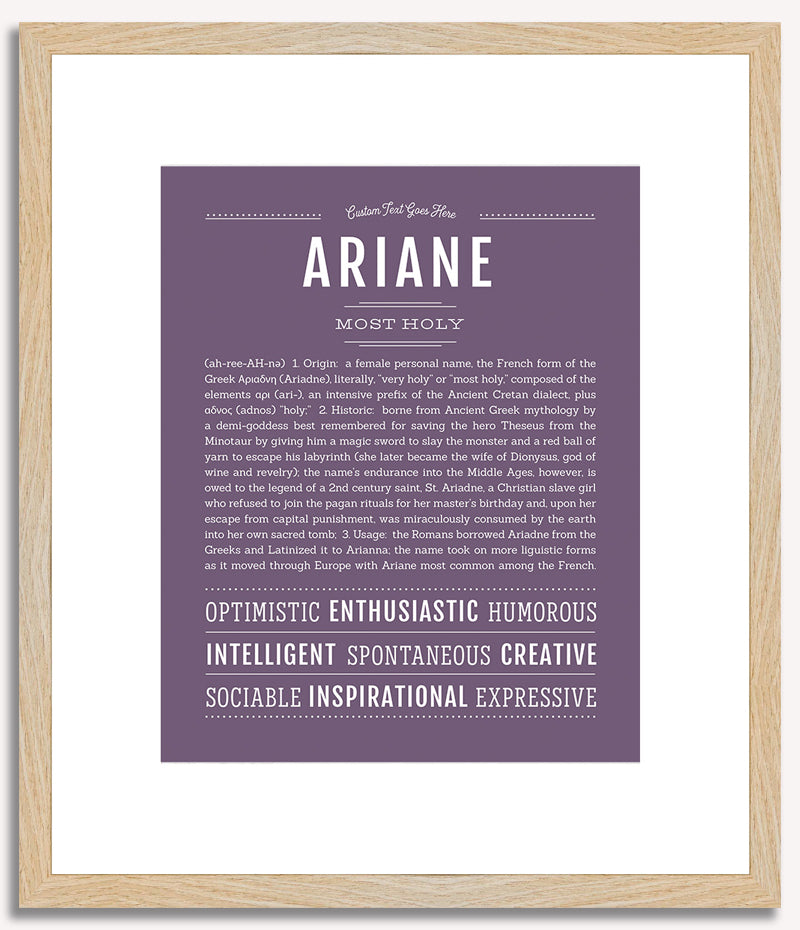 Ariane | Name Art Print