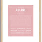 Ariane | Name Art Print