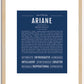 Ariane | Name Art Print