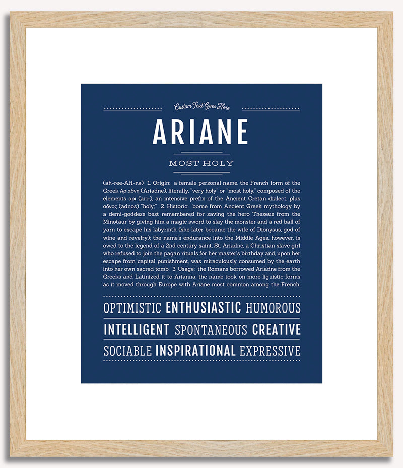 Ariane | Name Art Print