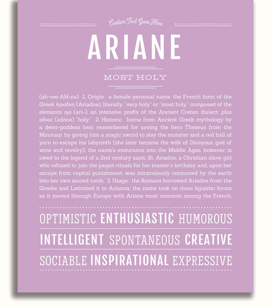 Frame Options | Lilac | No Frame