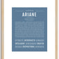 Ariane | Name Art Print