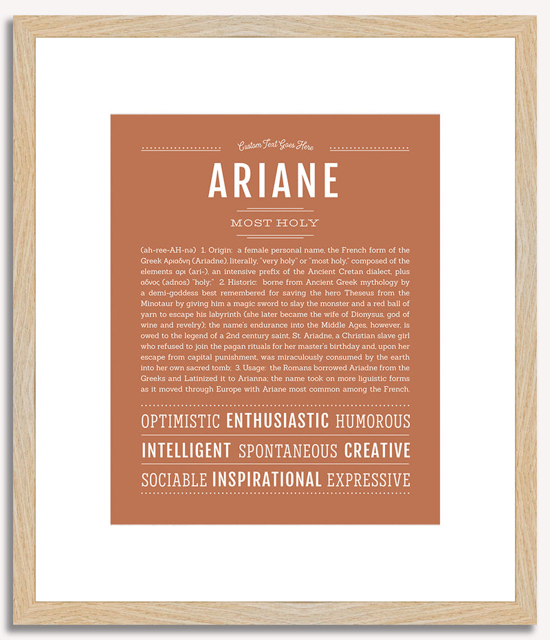 Ariane | Name Art Print