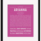 Frame Options | Dark Pink | Black Frame, Matted