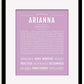 Frame Options | Lilac | Black Frame, Matted