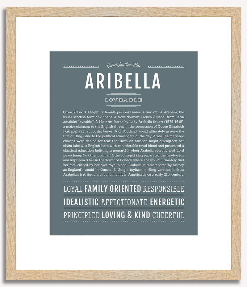 Aribella | Name Art Print