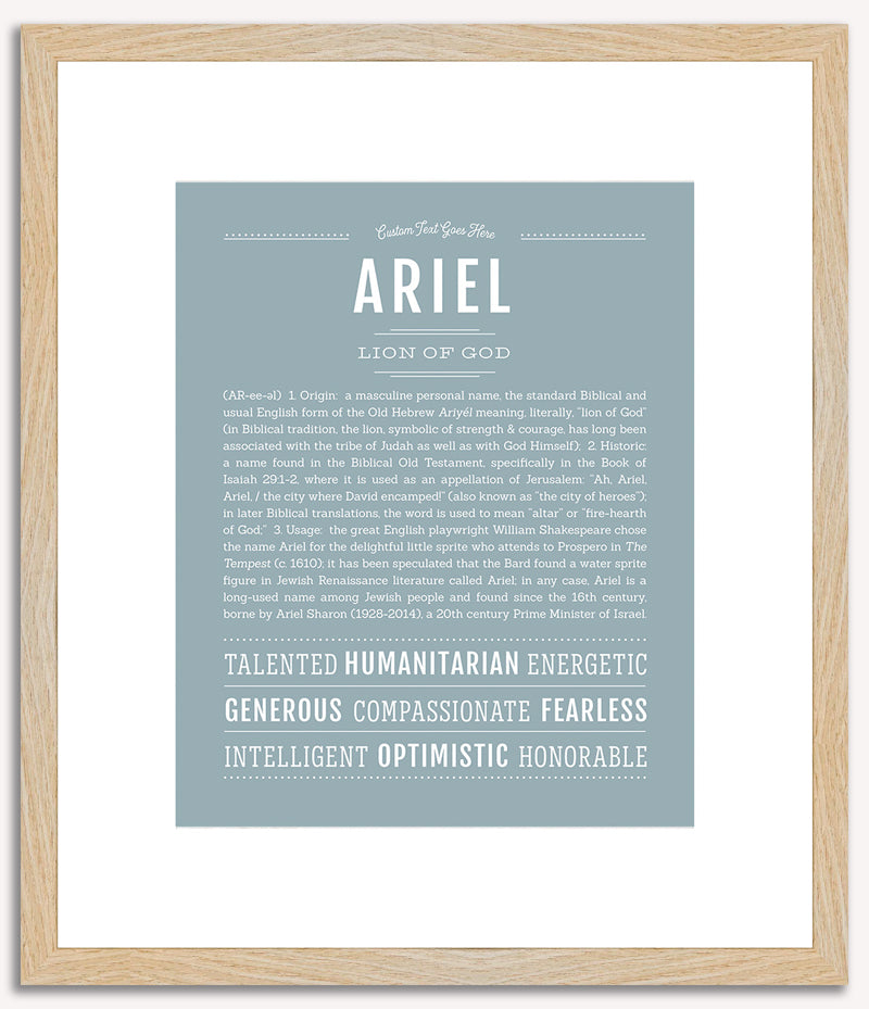 Ariel (male) | Name Art Print