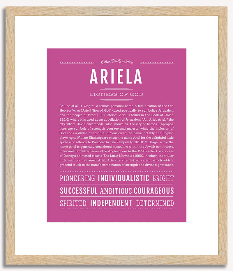 Ariela | Name Art Print