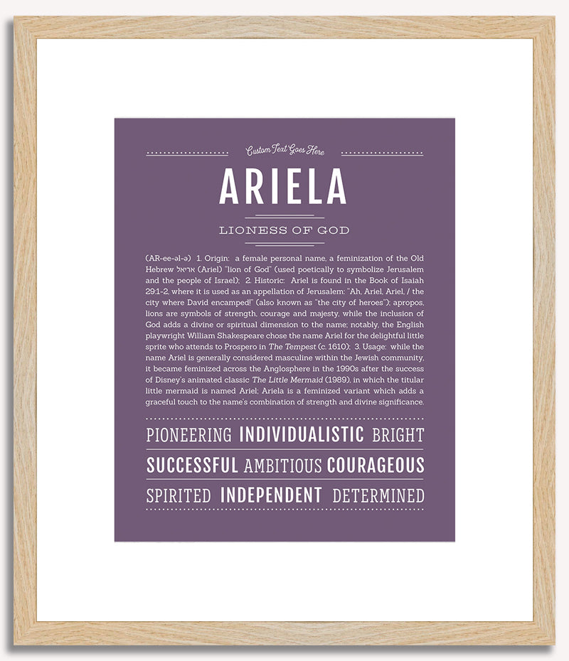 Ariela | Name Art Print