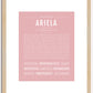 Ariela | Name Art Print