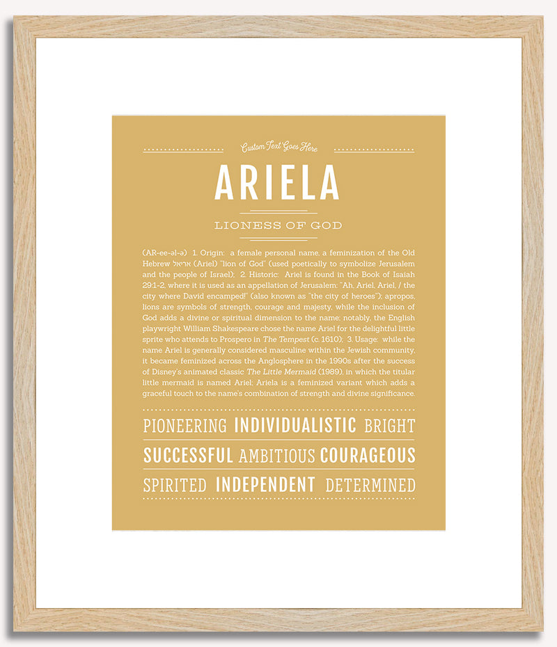 Ariela | Name Art Print