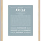 Ariela | Name Art Print