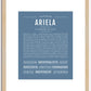 Ariela | Name Art Print