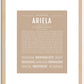 Ariela | Name Art Print