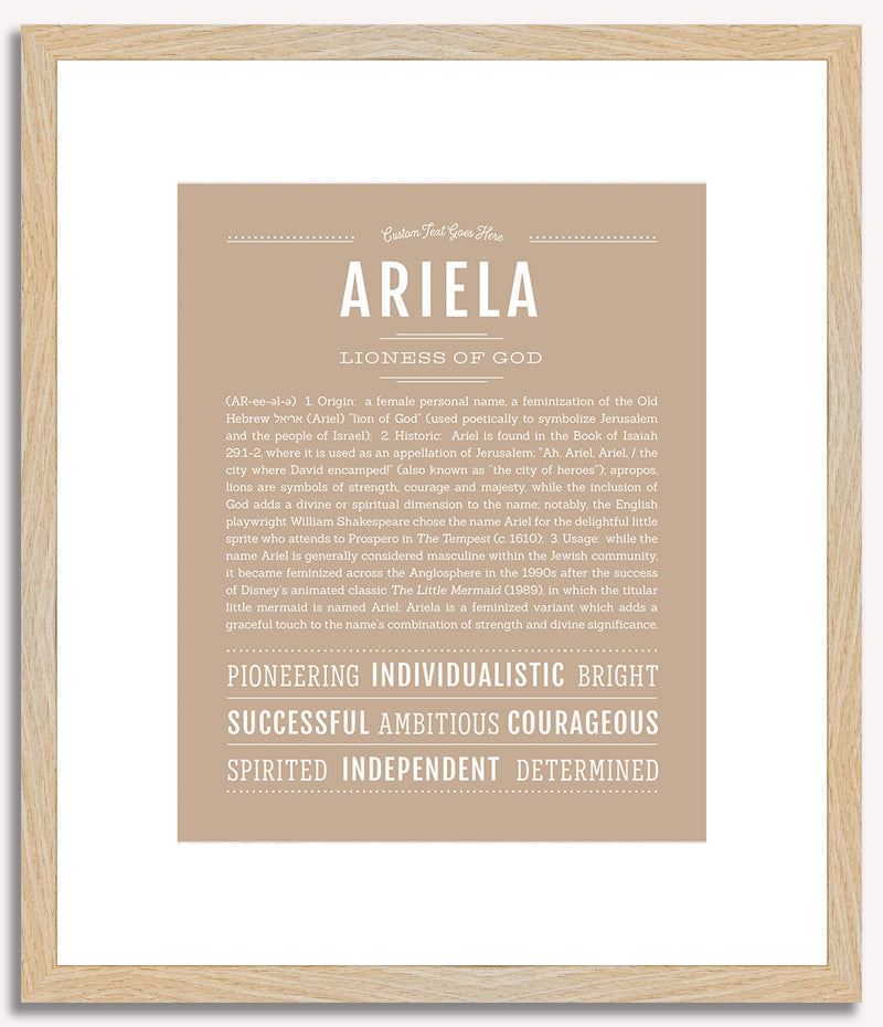 Ariela | Name Art Print