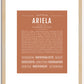 Ariela | Name Art Print