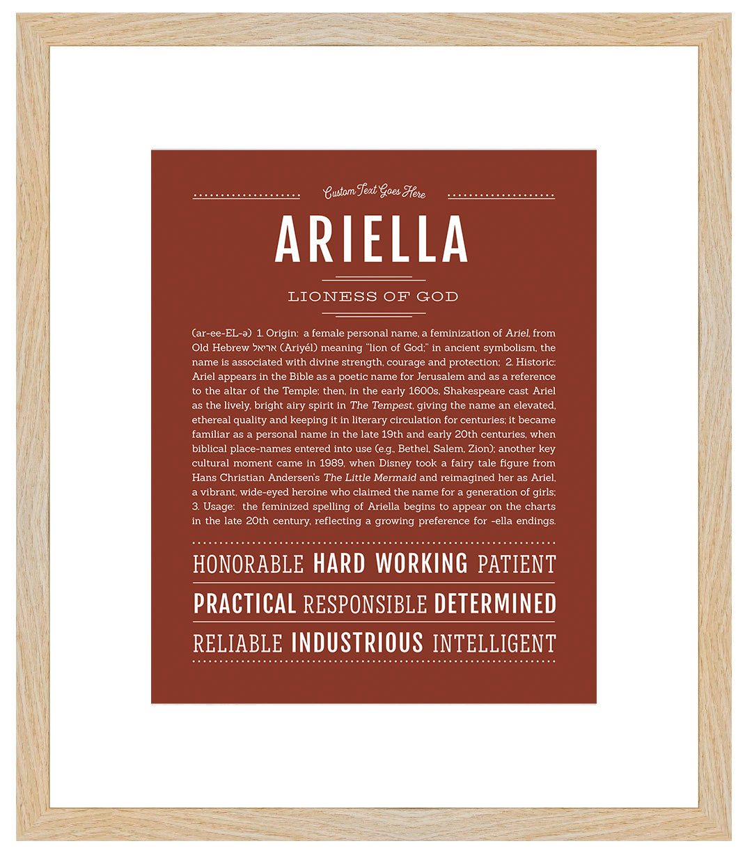 Ariella | Name Art Print