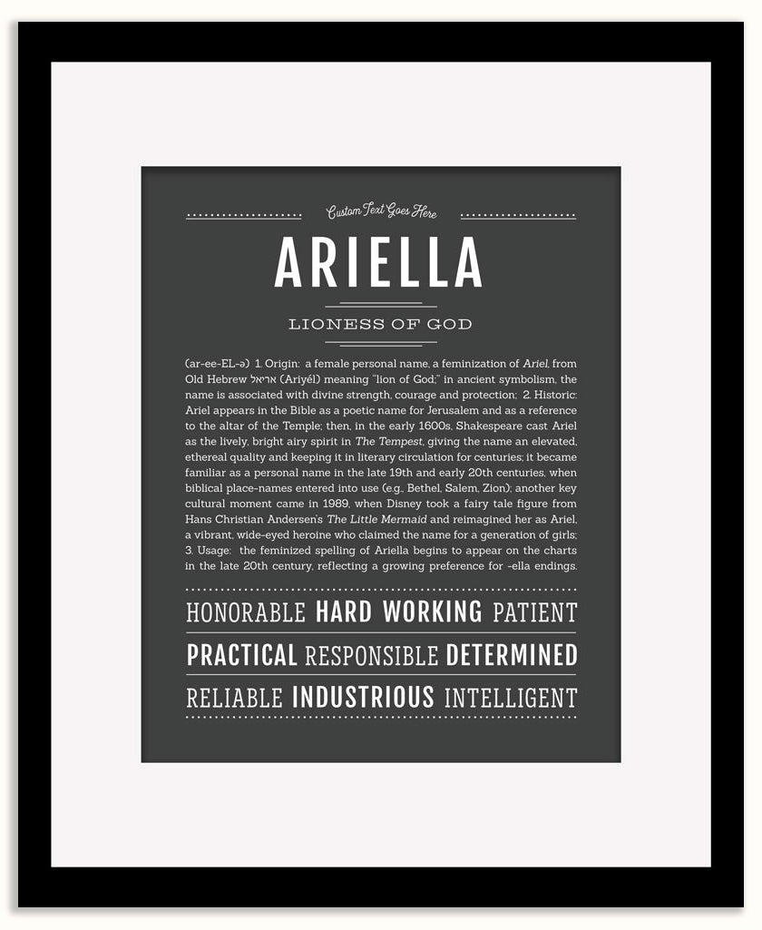 Ariella | Name Art Print