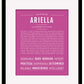 Ariella | Name Art Print