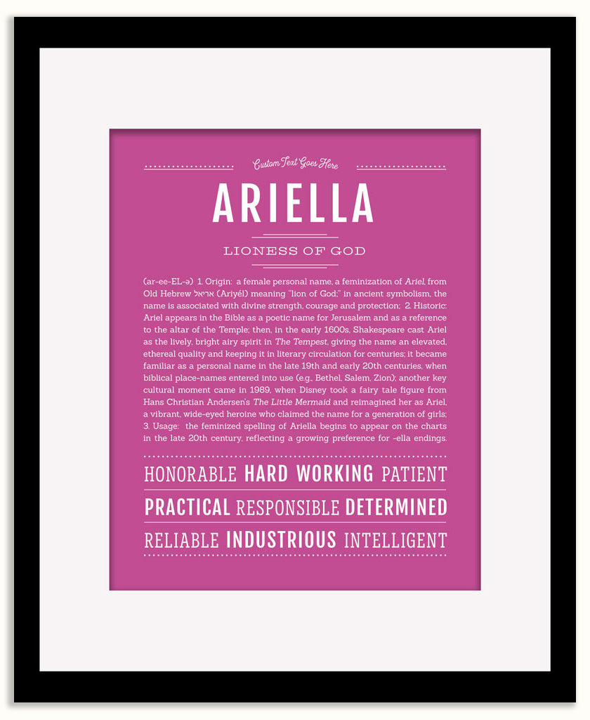 Ariella | Name Art Print