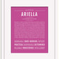 Ariella | Name Art Print
