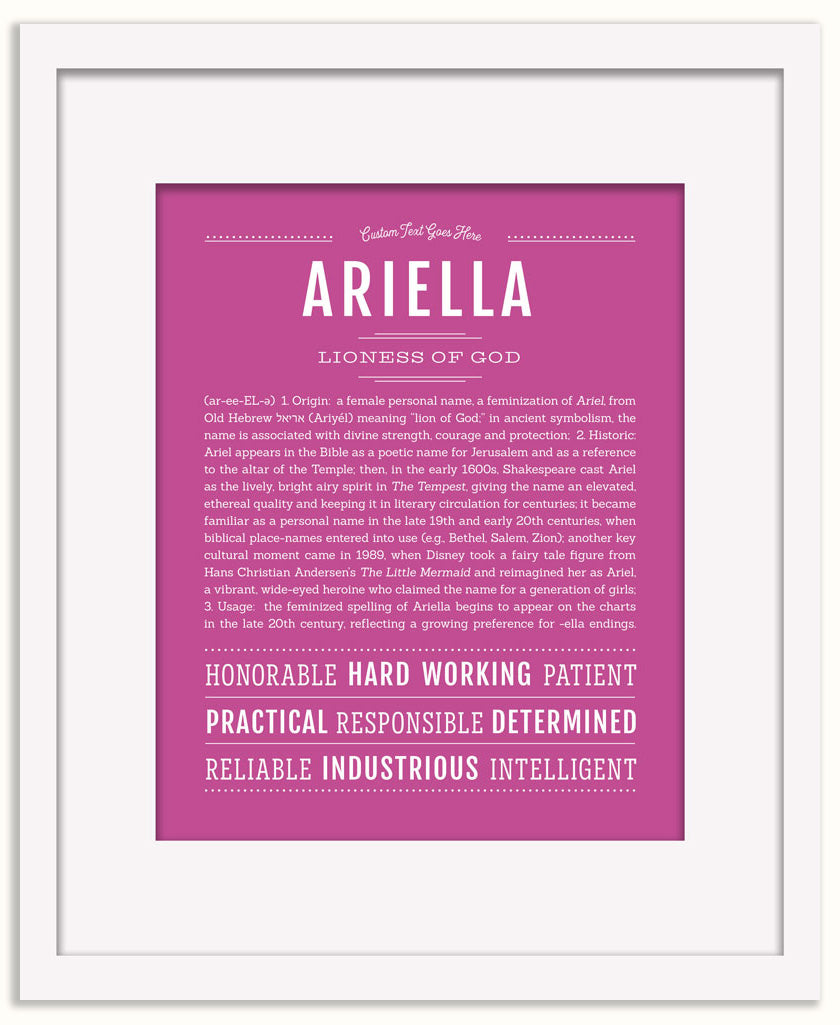 Ariella | Name Art Print