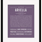 Ariella | Name Art Print