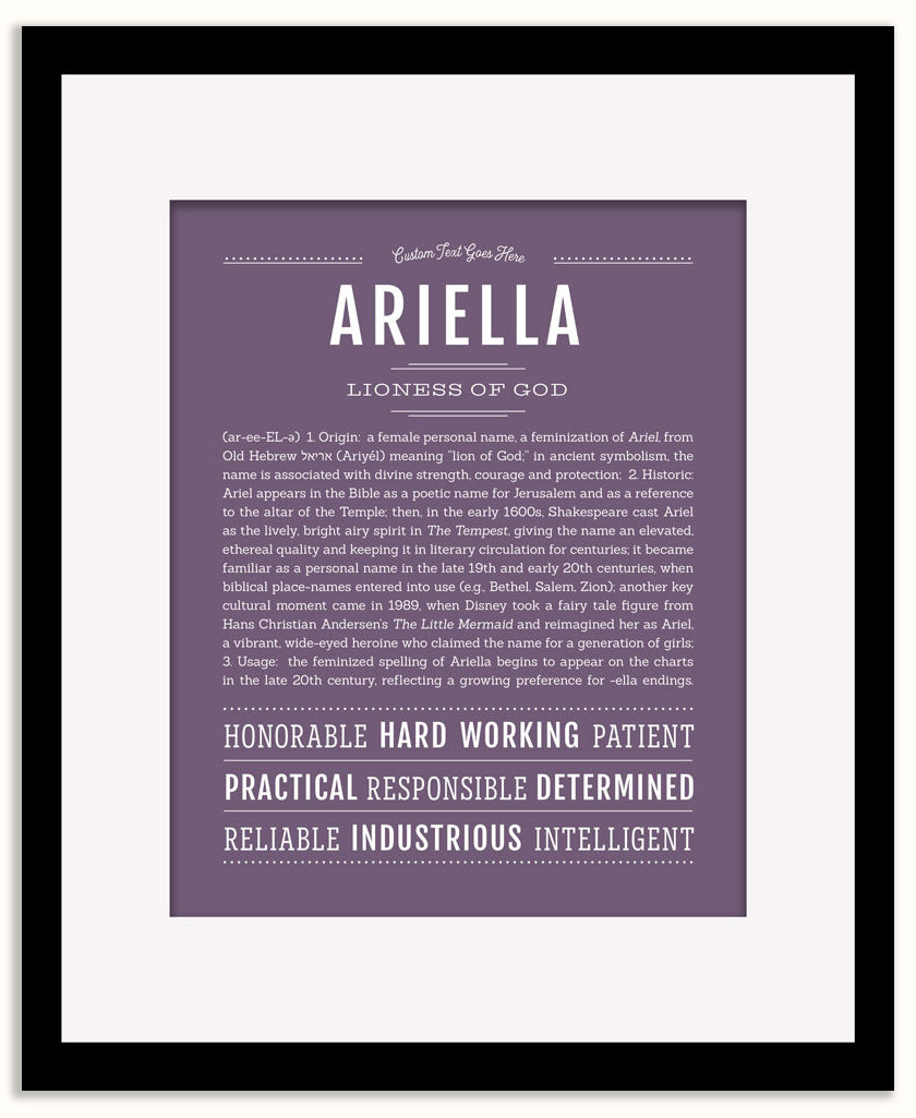 Ariella | Name Art Print