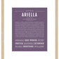 Ariella | Name Art Print