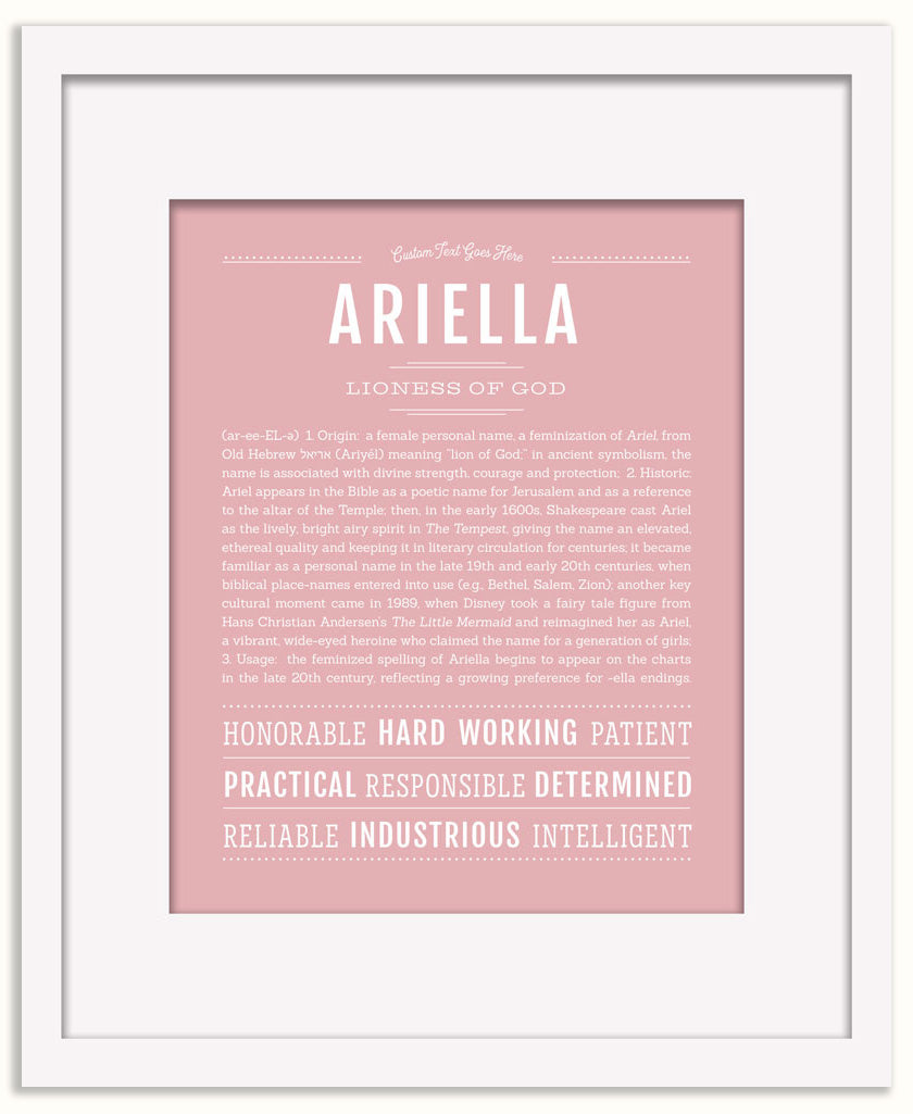 Ariella | Name Art Print