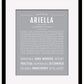 Ariella | Name Art Print