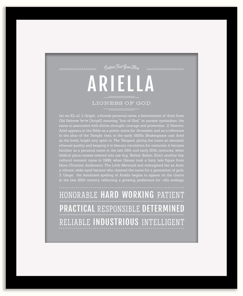 Ariella | Name Art Print