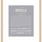 Ariella | Name Art Print