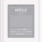 Ariella | Name Art Print