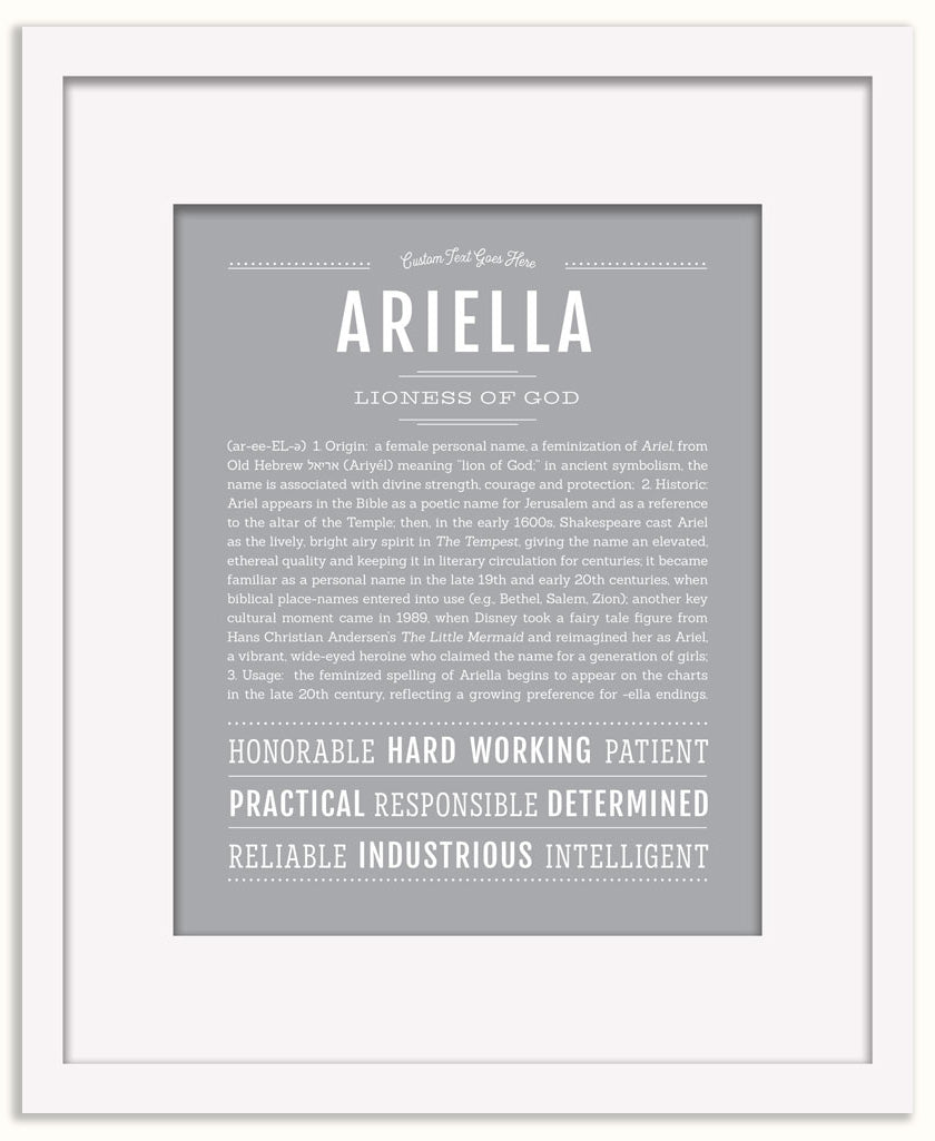 Ariella | Name Art Print