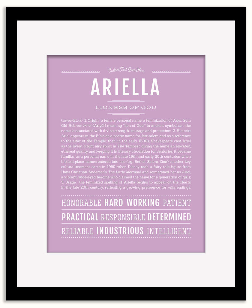 Ariella | Name Art Print
