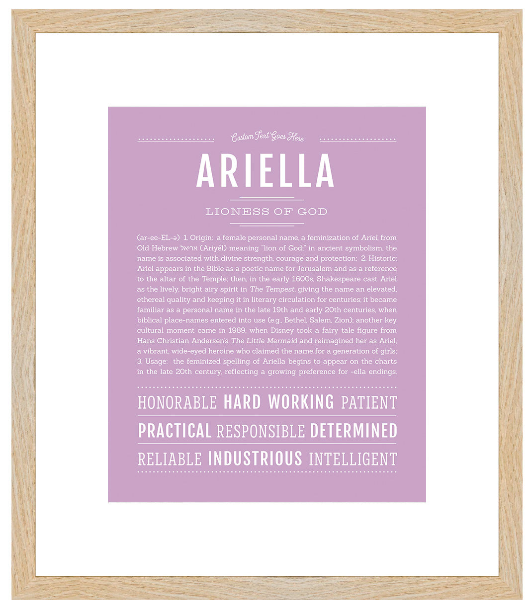 Ariella | Name Art Print