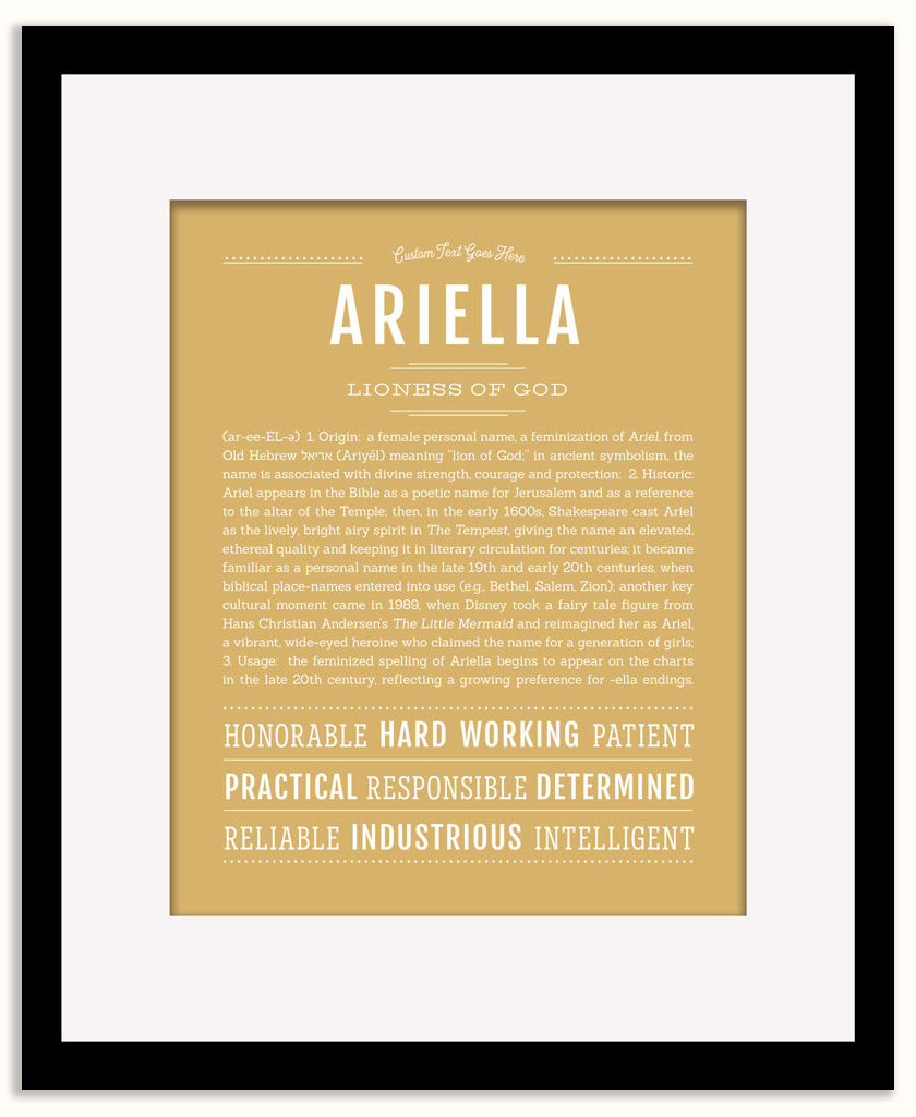Ariella | Name Art Print