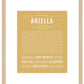 Ariella | Name Art Print