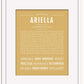 Ariella | Name Art Print
