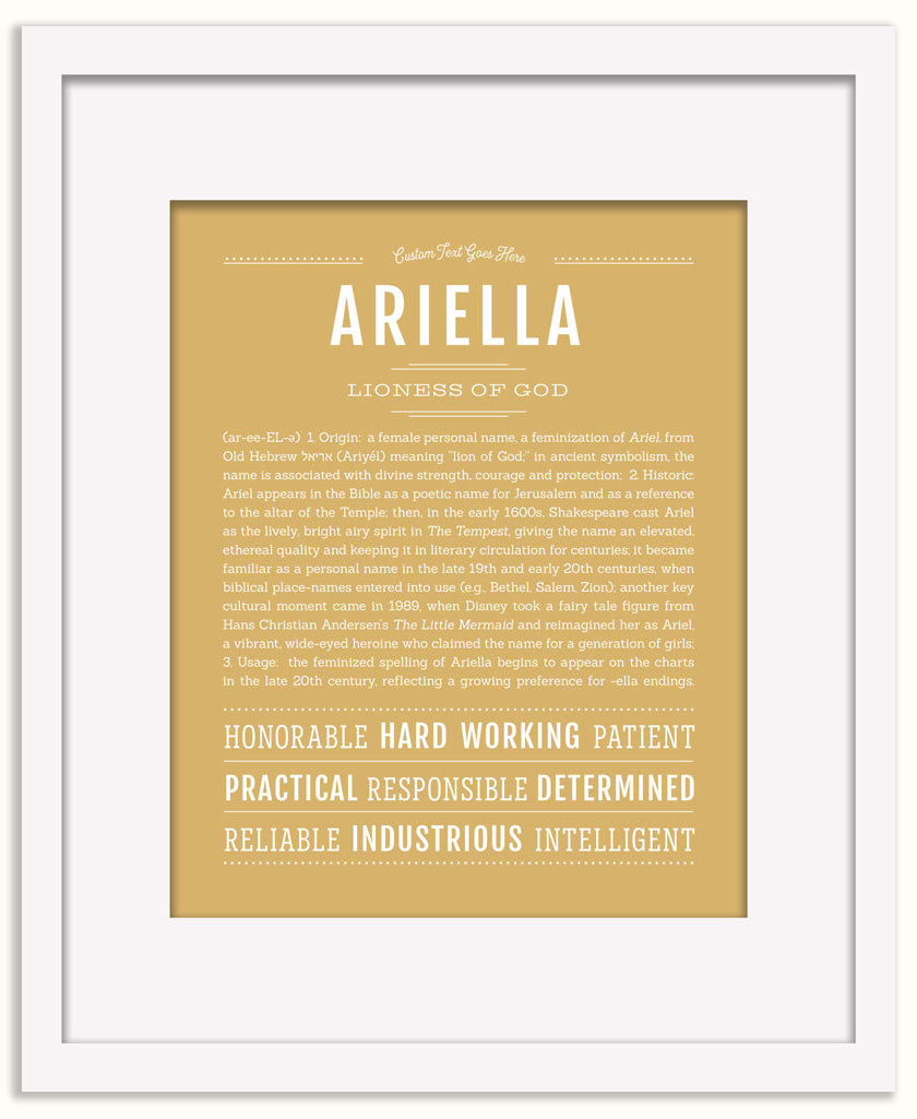 Ariella | Name Art Print