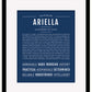 Ariella | Name Art Print