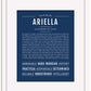 Ariella | Name Art Print