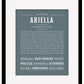 Ariella | Name Art Print