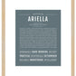 Ariella | Name Art Print