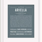 Ariella | Name Art Print